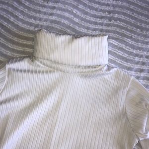 Nasty Gal White  Cowl-neck Sweater